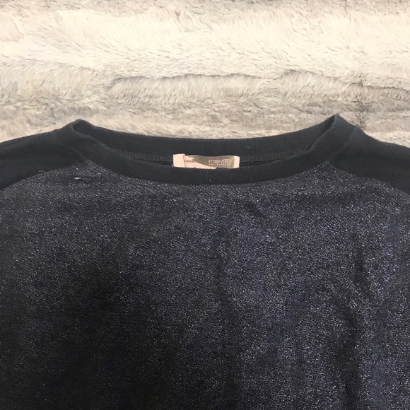Navy Forever 21 Top/Sweater - Picture 2 of 3